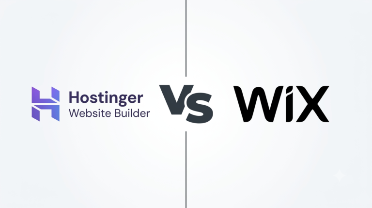 Hostinger Website Builder vs Wix comparison 2026.