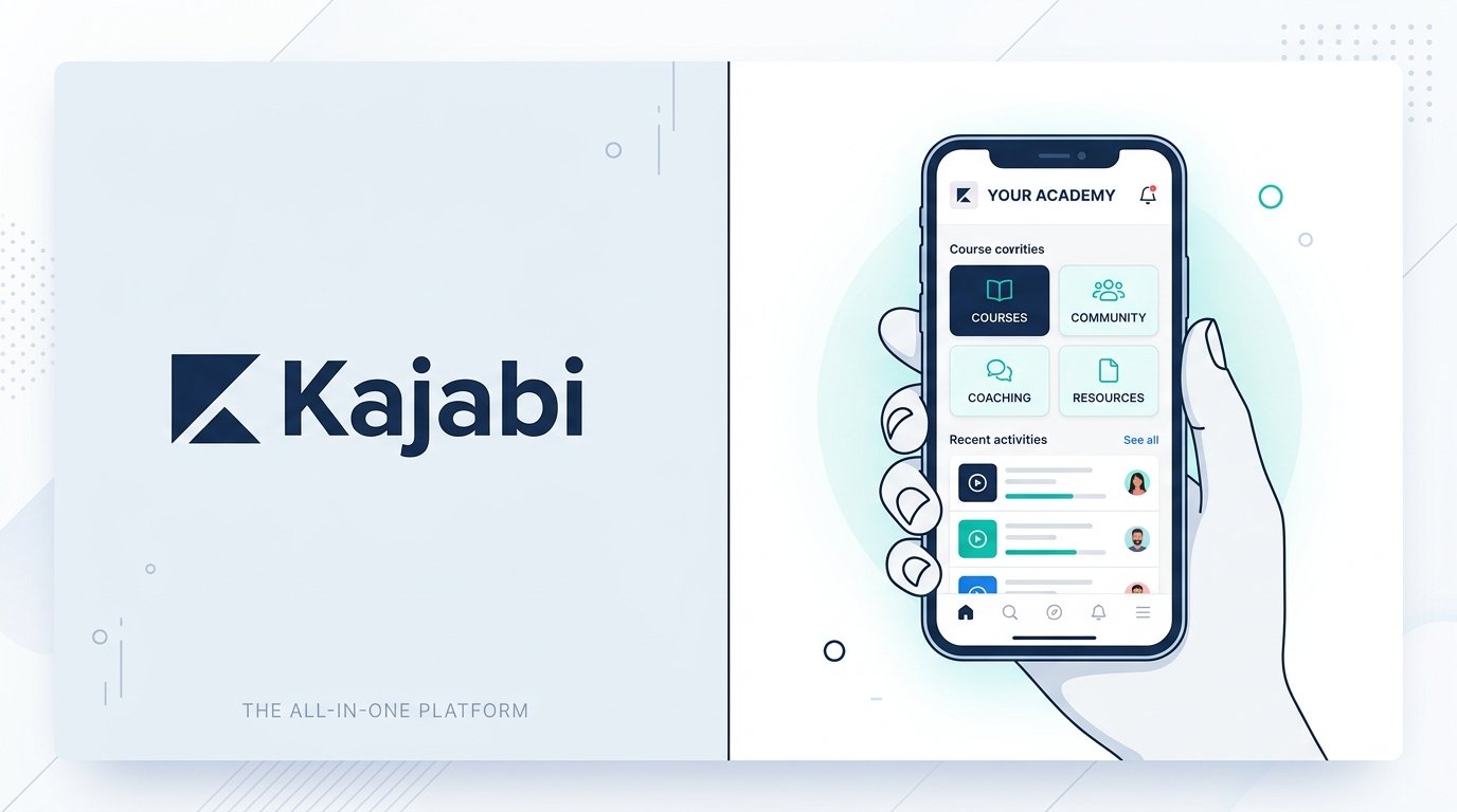 Kajabi dashboard and online course platform review 2026.