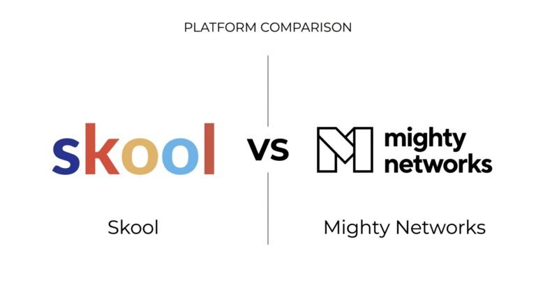 Skool and Mighty Networks comparison