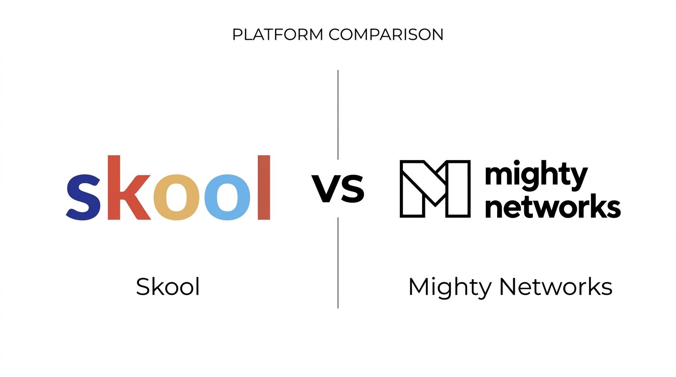 Skool and Mighty Networks comparison